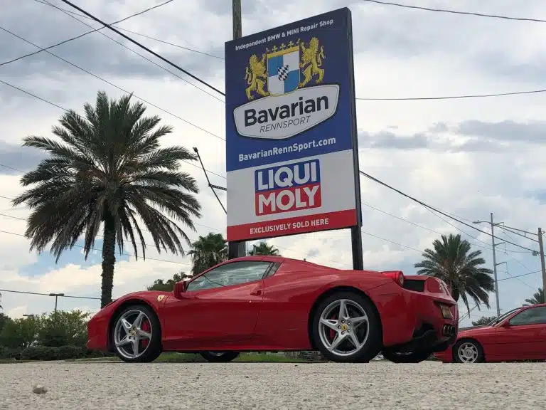 Ferrari Sign Bavarian Rennsport