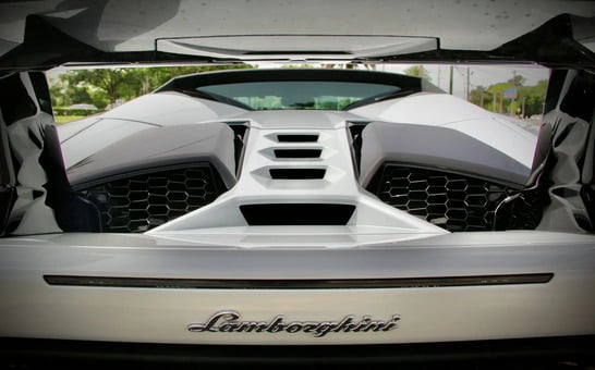 Lamborghini rear in Jacksonville Florida at Bavarian Rennsport
