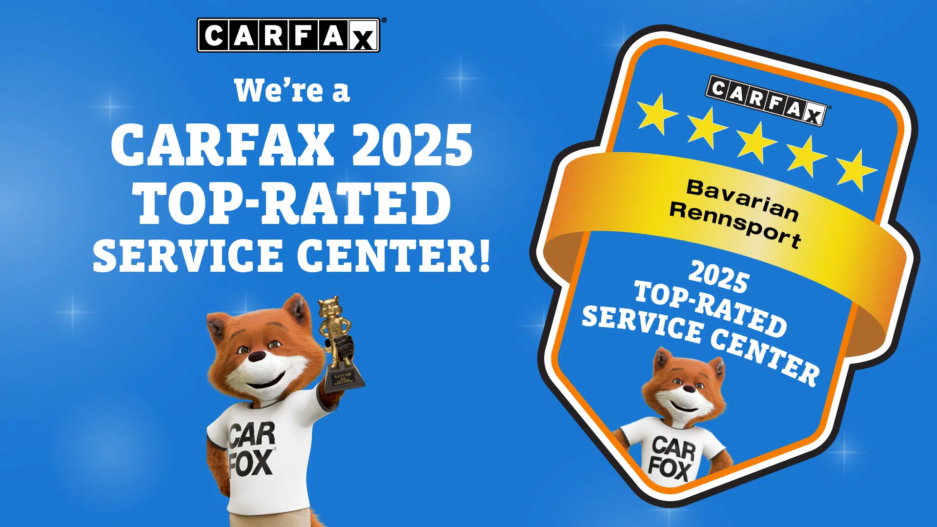 Bavarian Rennsport 2025 CARFAX Top-Rated Service Center