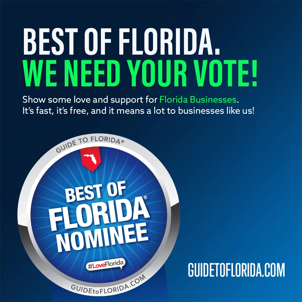 We Were Nominated Best Auto Repair Shop in Florida